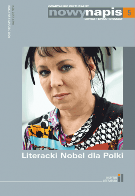 Okładka - Kwartalnik Nowy Napis #5. Nobel dla Polki