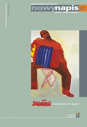 Okładka - Kwartalnik Nowy Napis #6/7. „Solidarność”. Pamiątka czy ślad?