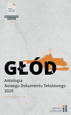 Okładka - Głód. Antologia Nowego Dokumentu Tekstowego 2020