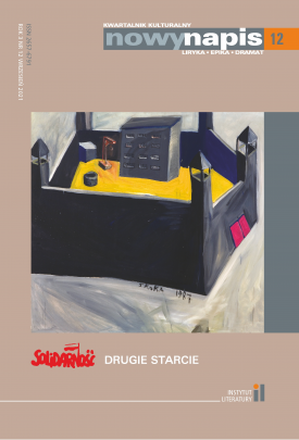 Okładka - Kwartalnik Nowy Napis #12. Drugie starcie