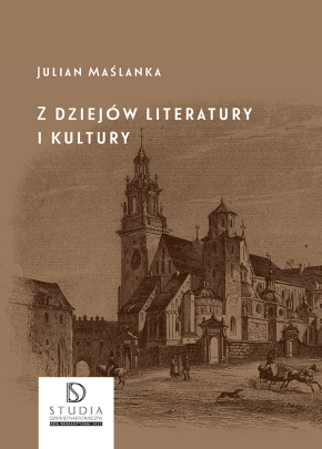 Okładka - Z dziejów literatury i kultury