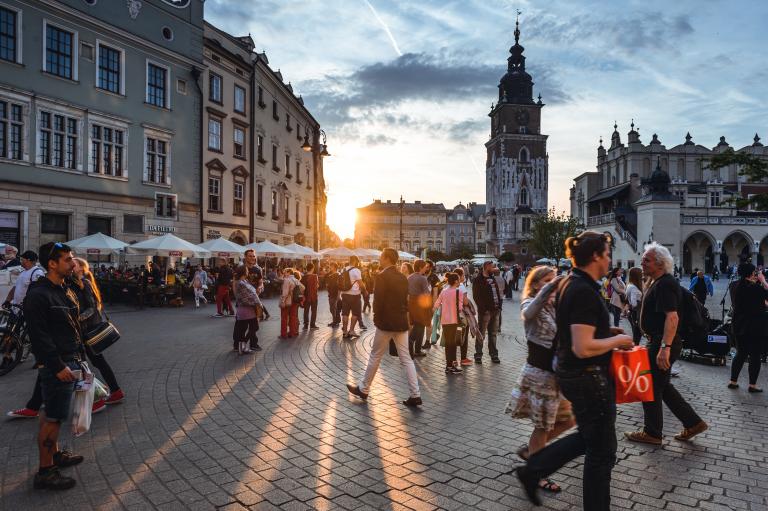 Kraków o poranku