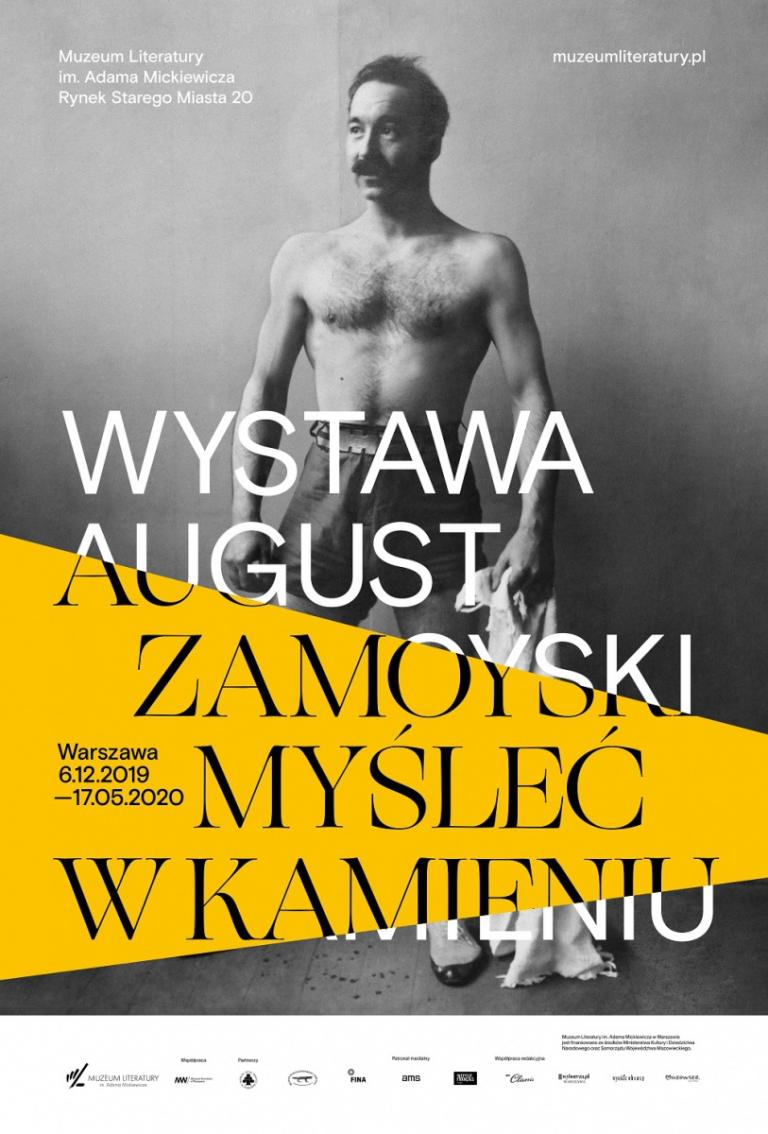 Plakat z wystawy prac Zamoyskiego